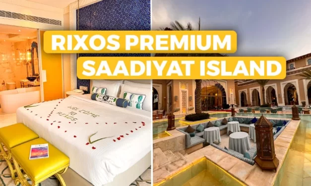 Our first stay at the magnificent Rixos Premium Saadiyat Island in Abu Dhabi