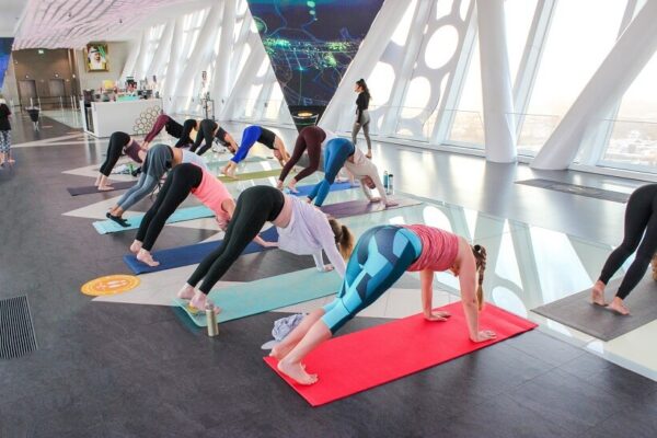 Yoga at Dubai Frame – The World’s Tallest Photo Frame
